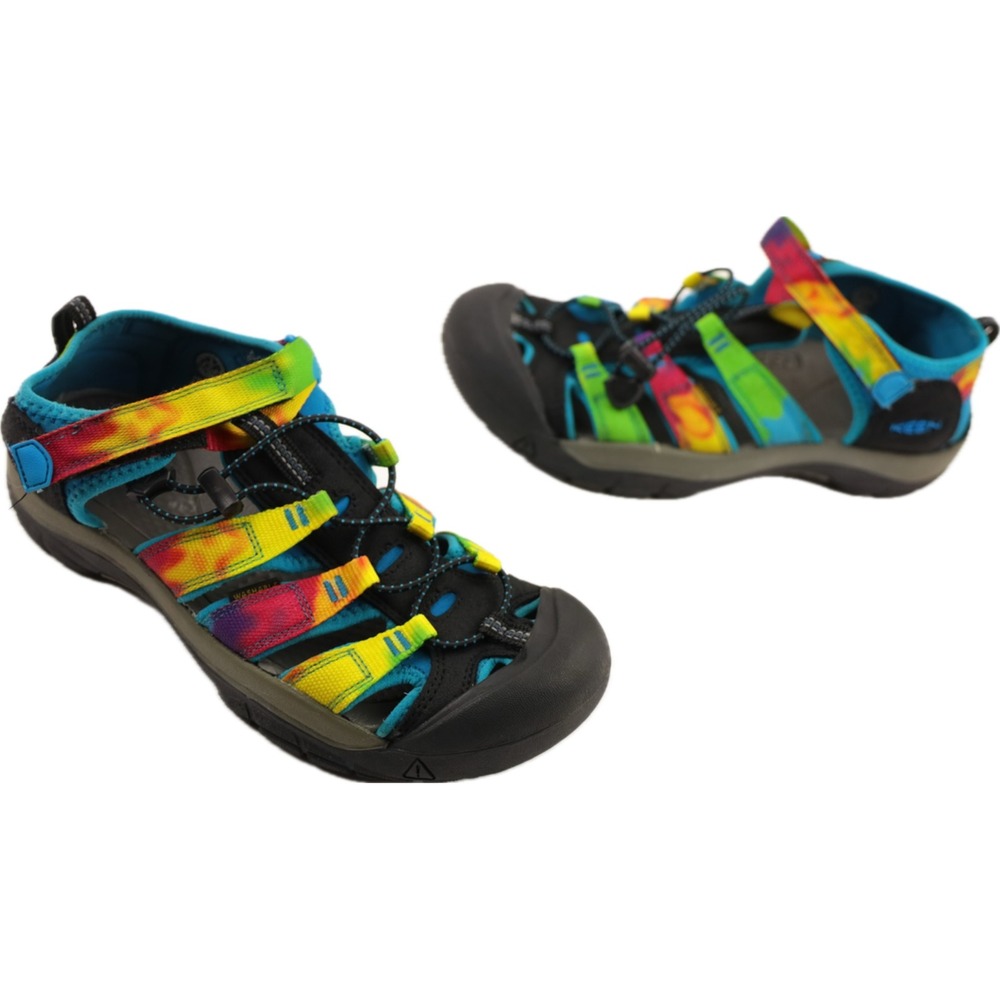 KEEN Newport H2 Rainbow Tie Dye Sandals Mens 4 Womens 6 Hiking Water Gorpcore - Picture 2 of 14